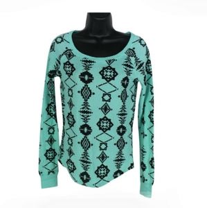 💕NWOT Victoria Secret turquoise Aztec design Top